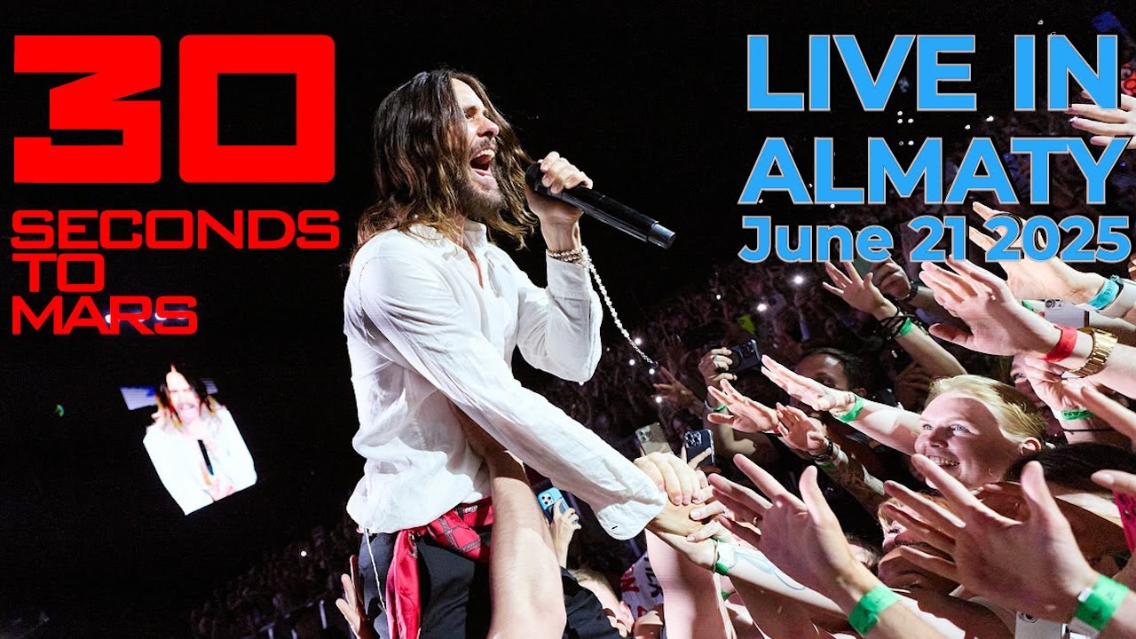30 SECONDS TO MARS - Live in Almaty June 21 2025 #30secondstomars