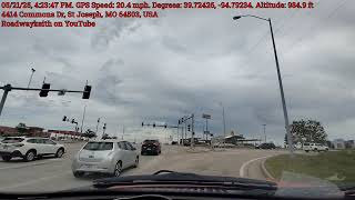 05/21/25 going to Menards on Commonwealth Drive in St Joseph Missouri 64503