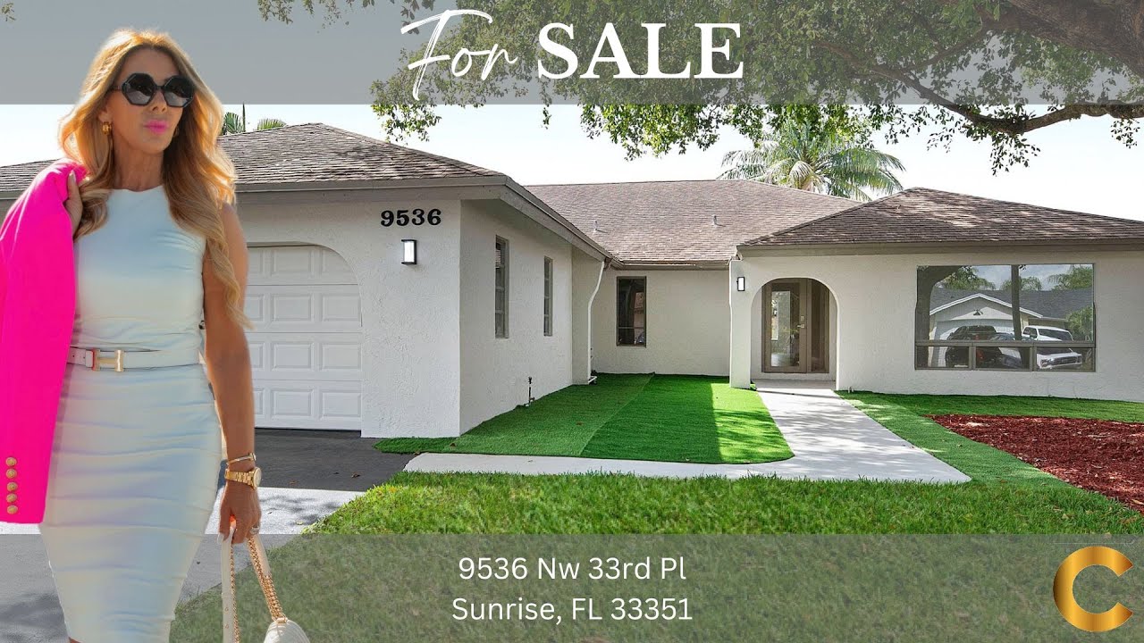 🏡 9536 NW 33rd Pl, Sunrise, FL 33351! 🏡✨