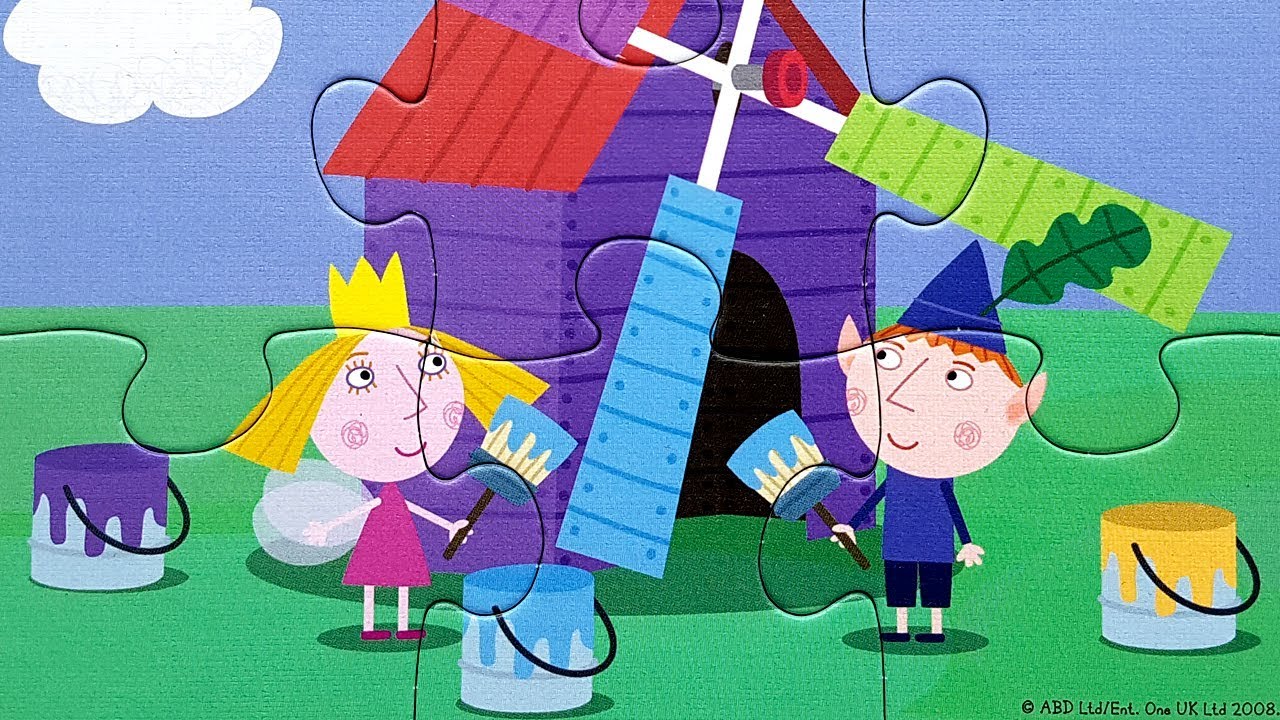 EL PEQUEÑO REINO DE BEN Y HOLLY Puzzle Games for kids PUZZLES Jumbo Ben and Holly's Little Kingdom
