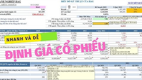 ĐỊNH GIÁ CỔ PHIẾU VÀ TẦM SOÁT CỔ PHIẾU #phântíchBCTC
