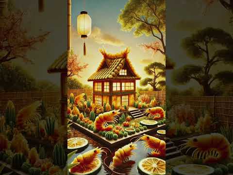 Living Inside a Tempura House? Watch This Magical Creation! 🦐✨ #Shorts by Magic World