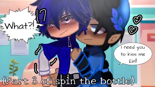 《•°💙Ein x Pierce?!💙°•》 (part 3 of Spin the bottle) ||Aphmau & friends gacha||