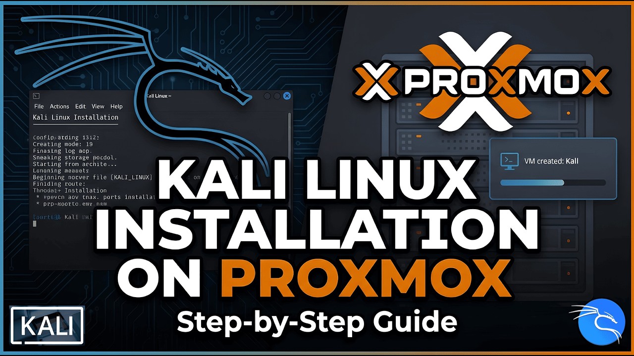 Install Kali Linux on Proxmox | Complete Virtual Machine Sets Step-by-Step Easy (Beginners Friendly)