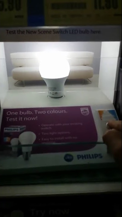 Cool white & warm daylight in one bulb -Philips