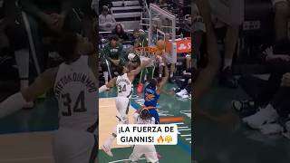 Giannis Antetokounmpo Ejerciendo Autoridad Con Una Espectacular Volcada