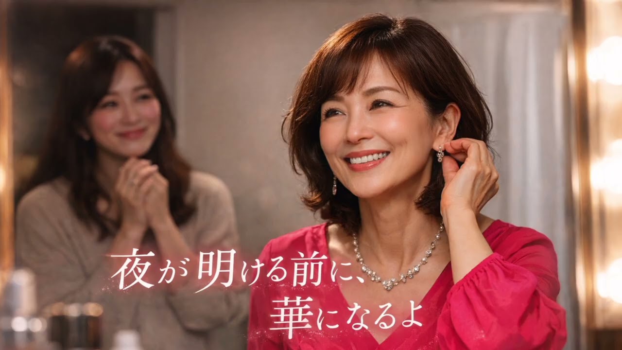夜が明ける前に、華になるよ🎧️🎶５０代女性が輝きを取り戻す応援Song🎶
