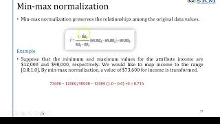 Data Transformation, Min Max normalization, Z Score Normalization, Decimal Scaling Normalization