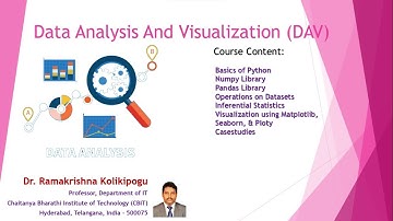 Session-2: Course Content - Data Analysis and Visualization(DAV) using Python