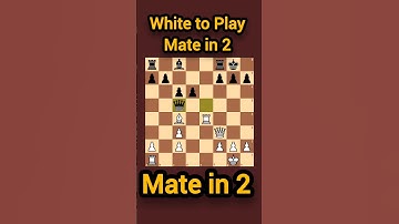 Can You Solve This Mate in 2 Puzzle? 🔥 #chesspuzzle ❤️❤️