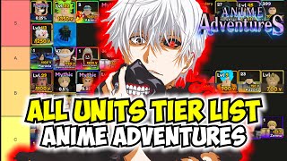 Update Tier List 18 นารูโตะเก่งสุดๆ - Anime Adventure 