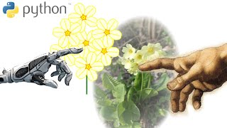 Flower #14 - Pierwiosnek / Python Turtle Graphics