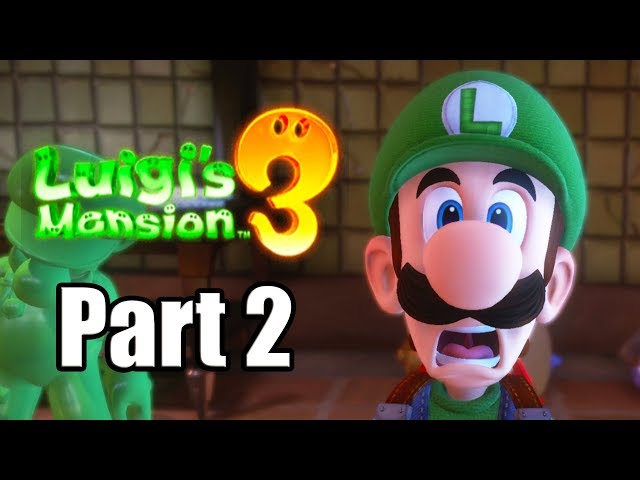 Luigi's Mansion 3 100% Walkthrough Part 2 - Luigi Meets Gooigi 