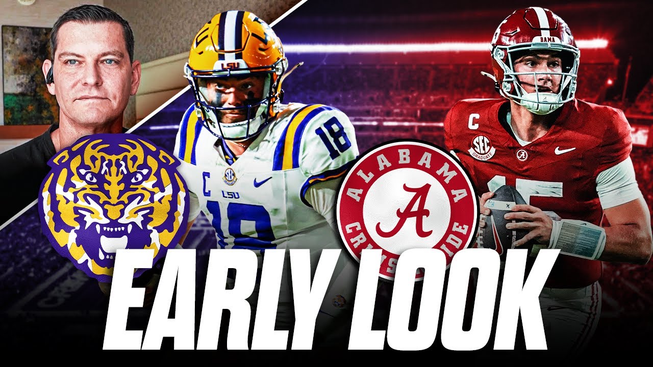 EARLY LOOK: LSU at Alabama | Can Crimson Tide ROLL vs Tigers in first ...