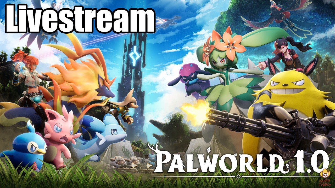 🔴Live - Palworld 1.0 - Server is Working? (Random Pals Playthrough Continues)