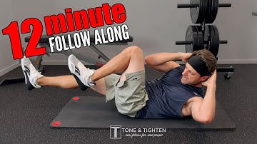 12 Minute Total Ab Workout (FOLLOW ALONG At Home!)