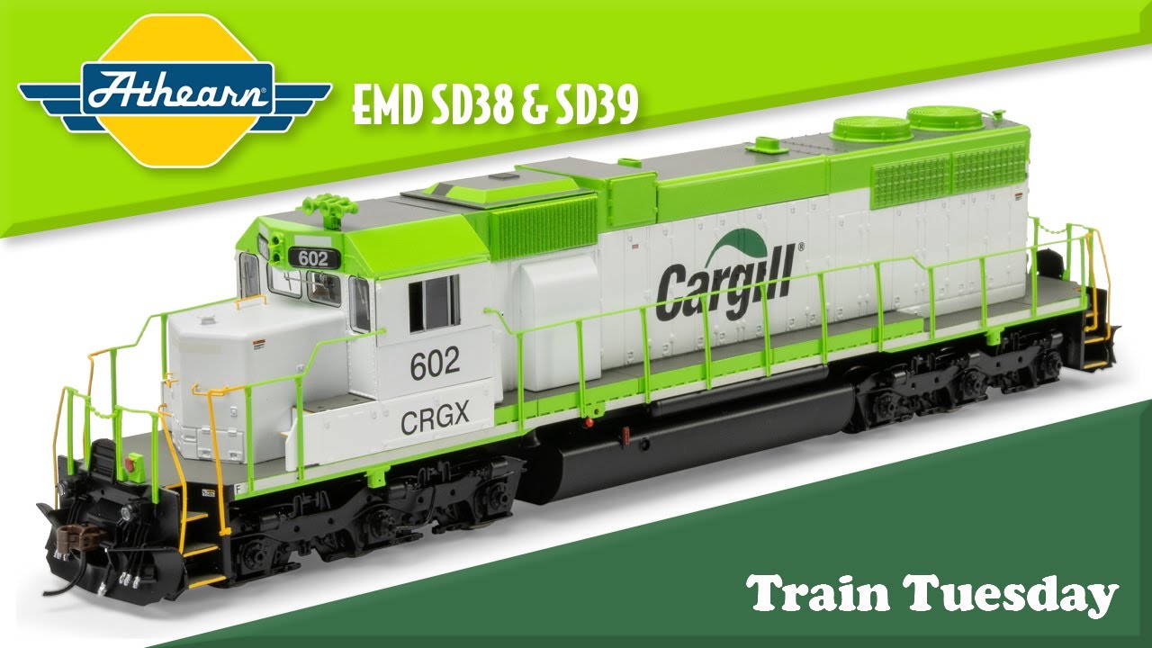 Train Tuesday 01/27/26: Athearn HO SD38 & SD39 Locomotives