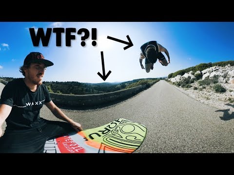 Hydrofoil Skateboarding ??? SKATEFOIL in 4K