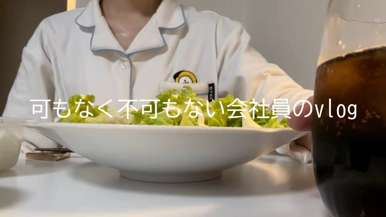 可もなく不可もない会社員のバレンタイン前vlog┃バレンタインだからといってお菓子を作るわけでもなく、普通にご飯を作って飲んで寝るだけ
