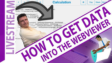 How to get Data into the FileMaker WebViewer