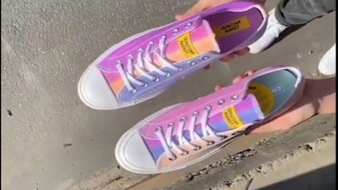 Colour Changing Converse Look Incredible || UNILAD - YouTube