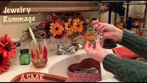 ASMR Request/ Jewelry rummaging, organizing, sorting, cleaning (No talking)