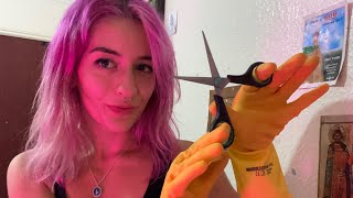 ASMR unpredictable personal attention & chaotic haircut [IN ALBANIAN language ?? ]