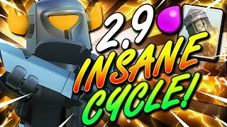 #1 HOTTEST META DECK RIGHT NOW!! 2.9 MINI PEKKA + ROCKET CYCLE!! - Clash Royale