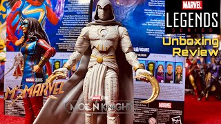 Marvel Legends Disney Plus Wave Moon Knight & Ms. Marvel Review Unboxing