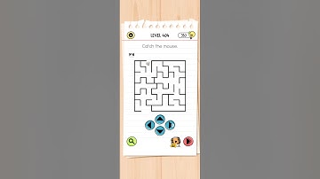 Level 404 - Catch the mouse | Brain Test - All stars | #walkthrough #braintest