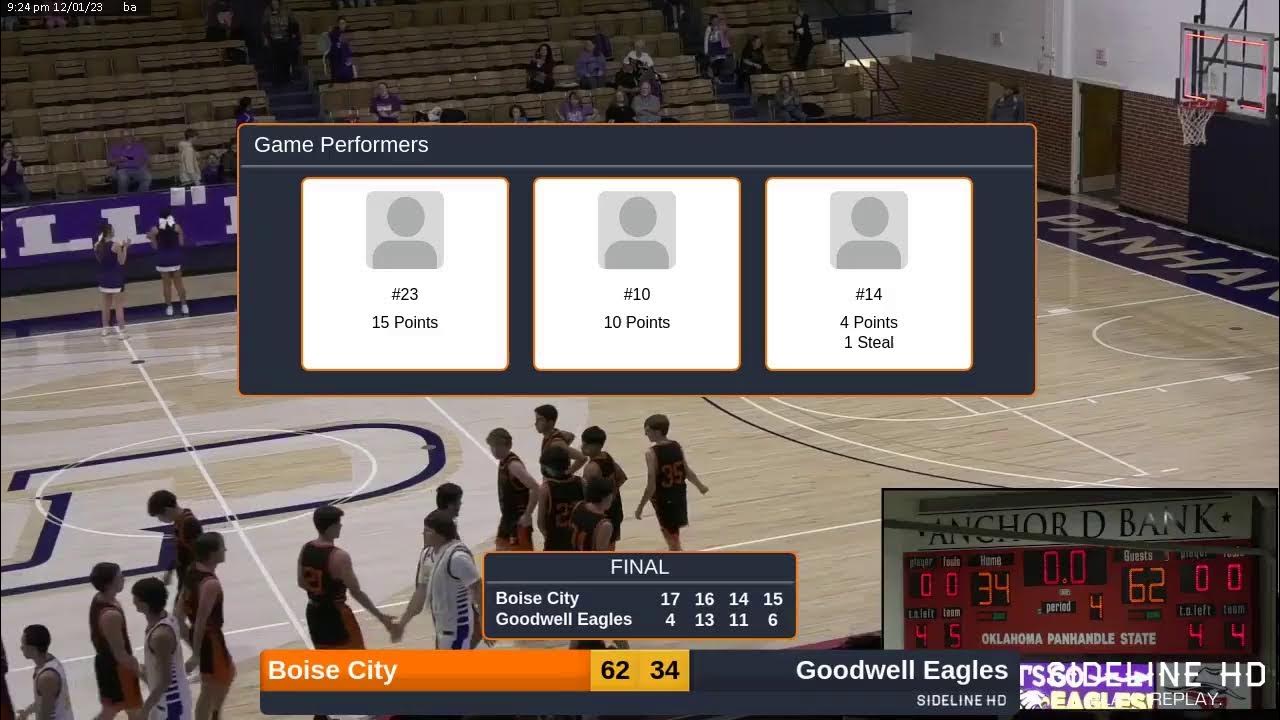 Boise City Goodwell Eagles (2023.12.01) YouTube