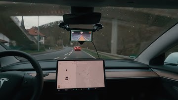 Tesla Model 3 (2023) - Comma.ai Openpilot 0.9.6 E2E Demo