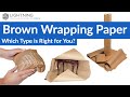 which brown wrapping paper for wrapping and void fill?