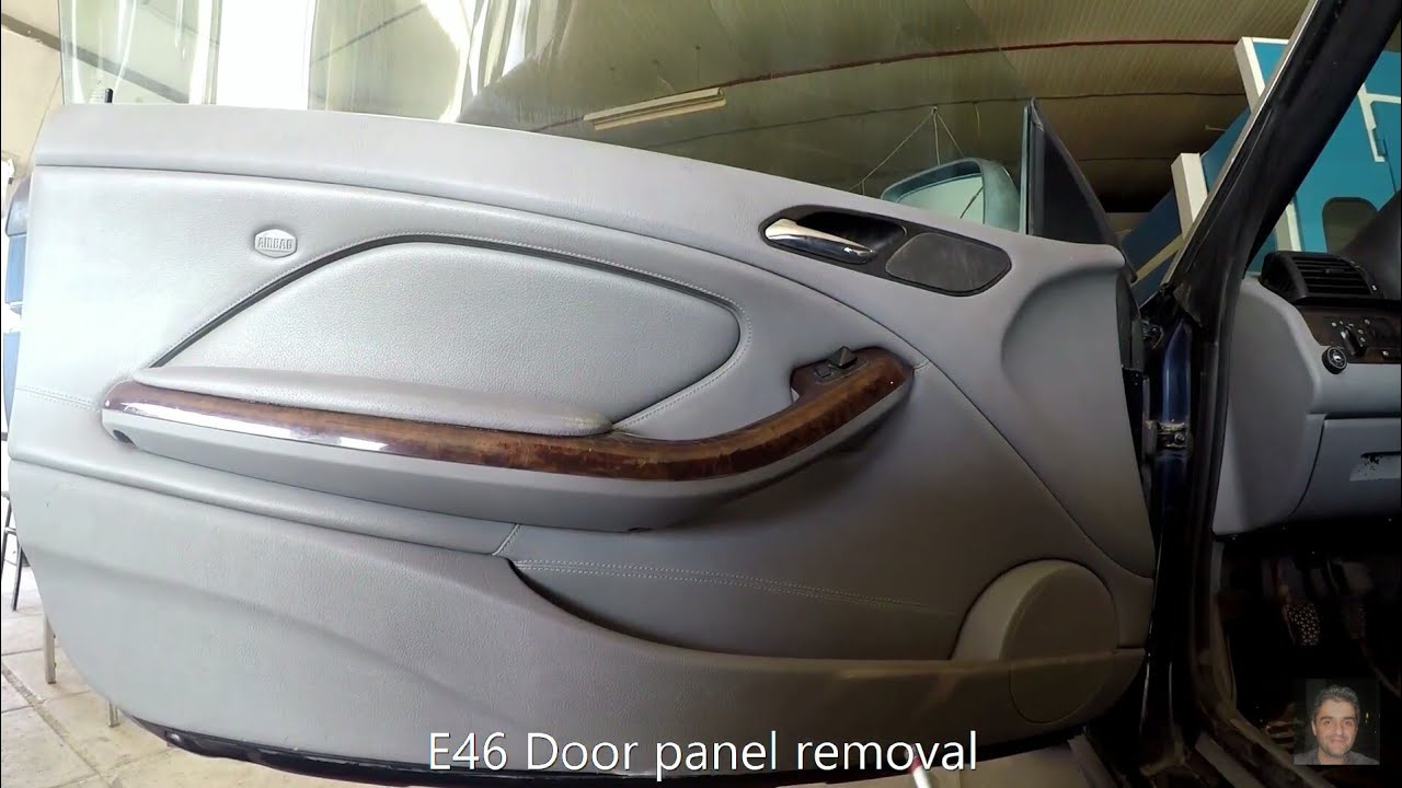 bmw e46 passenger door panel removal