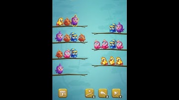Bird Sort Puzzle Satisfying #Shorts 06