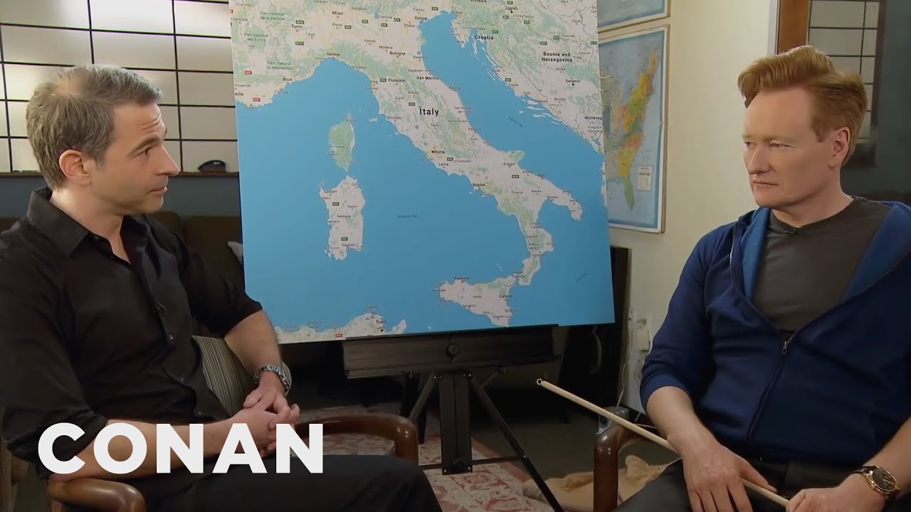 ⁣Conan & Jordan Schlansky Plan Their Trip To Italy | CONAN on TBS
