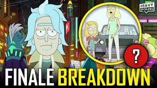 RICK AND MORTY Season 5 Finale Breakdown | Episode 9 \& 10 Easter Eggs And Ending Explained