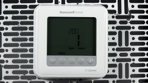 How to enter and navigate advanced programming on the T6 Pro thermostat - Resideo