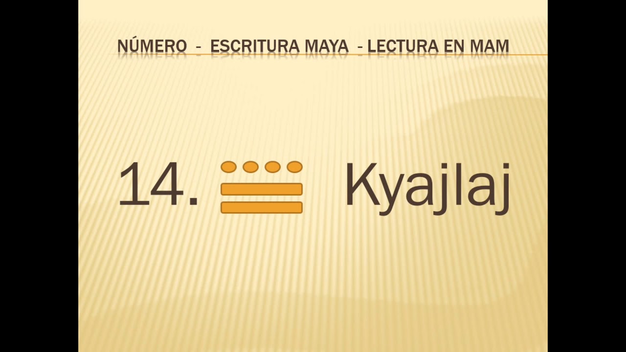 Pronunciacion Numeros En Mam Del 1 Al 20 Youtube