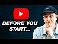 Before You Start a YouTube Channel Watch This...