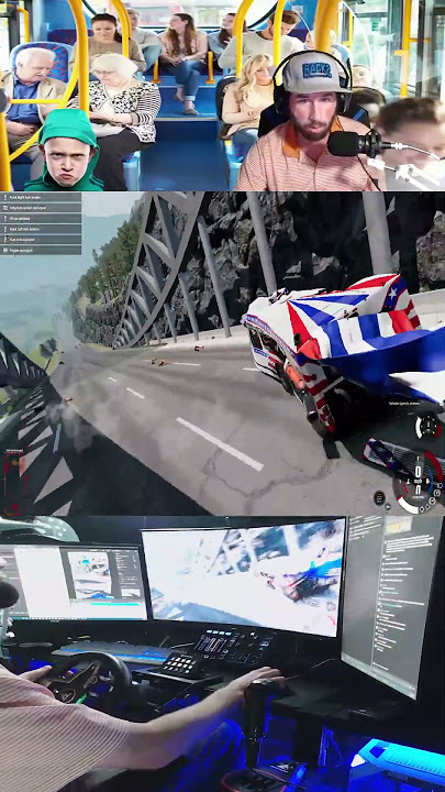 Super bus gone wrong #beamngdrive #fail #gaming #funny #shorts