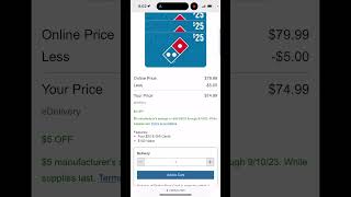 Costco: Dominos E-Gift Cards On Sale shorts