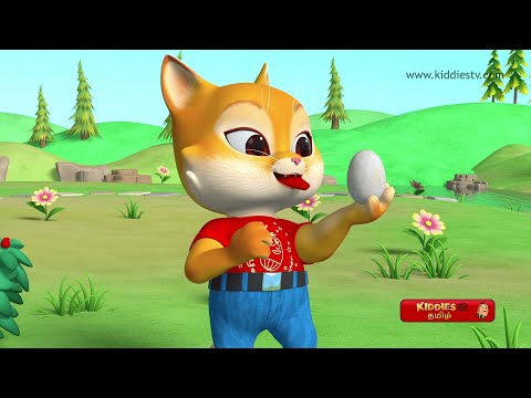 மியாவ் மியாவ் பூனைக்குட்டி தமிழ் குழந்தை பாடல் | Meow Meow Cat Song in Tamil | KiddiesTV Tamil