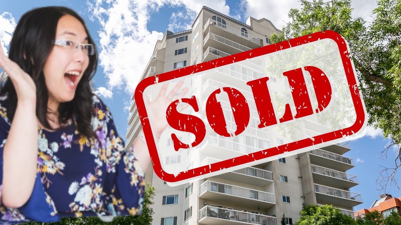 SOLD HOMES -Home Tour of Edmonton Alberta Downtown High Rise Apartment Condo - Hudson House