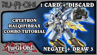 Yu-Gi-Oh! TCG - Crystron Halqifibrax: Jet Synchron + Discard Basic Combo Tutorial! - May 2020
