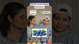 Blueberry or Jamun? DID YOU know these BERRIES | Spoken English #shorts