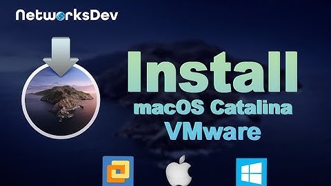 VMware | How to install macOS Catalina on Windows using VMDK