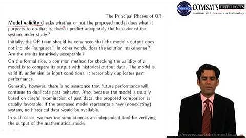The Principle of Phases of OR Operations Research in Hindi Urdu MTH467 LECTURE 02
