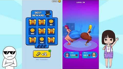 Satisfying Run Mobile Games | Join Blob Clash 3D vs Twerk Race