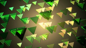 Video background of abstract triangles moving